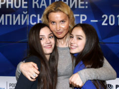 Этери Тутберидзе с Евгенией Медведевой и Алиной Загитовой